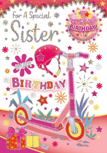 WITH DETACHABLE BADGE - SISTER Birthday