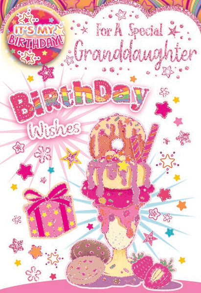 Granddaughter Birthday Card