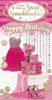 Great Granddaughter Birthday Card