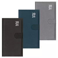 2026 SLIM WEEK TO VIEW DIARY WITH PEN