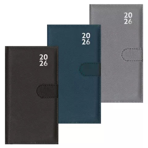 2026 SLIM WEEK TO VIEW DIARY WITH PEN