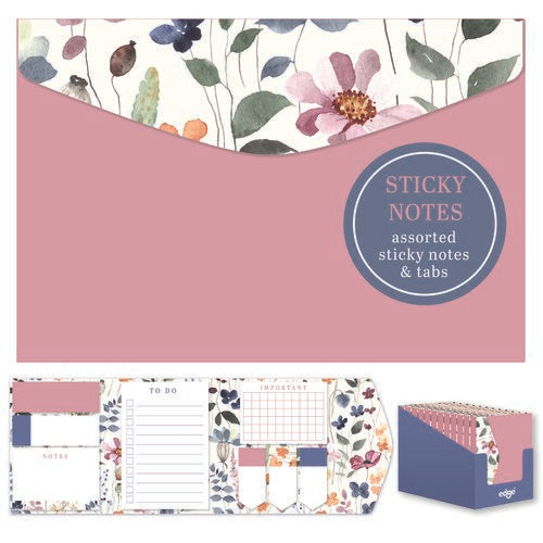 WILD BLOOM STICK NOTE SET