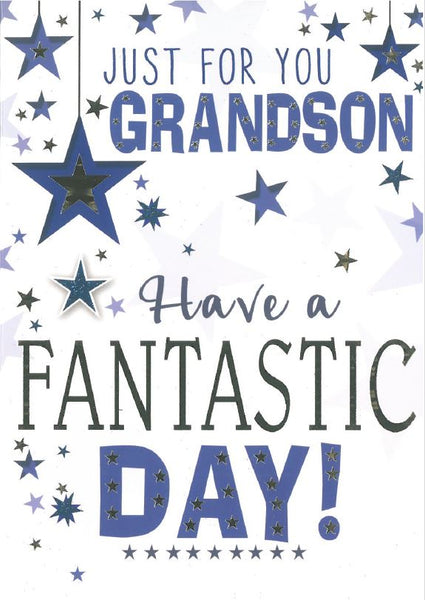 Grandson Birthday Card