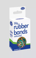 County Elastic Rubber Bands Coloured 50G
