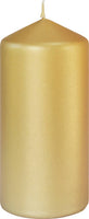 7 x 15CM MATT FINISH GOLD CANDLE - 50 HRS
