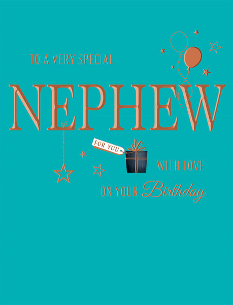 Nephew Birthday Card - avante garde