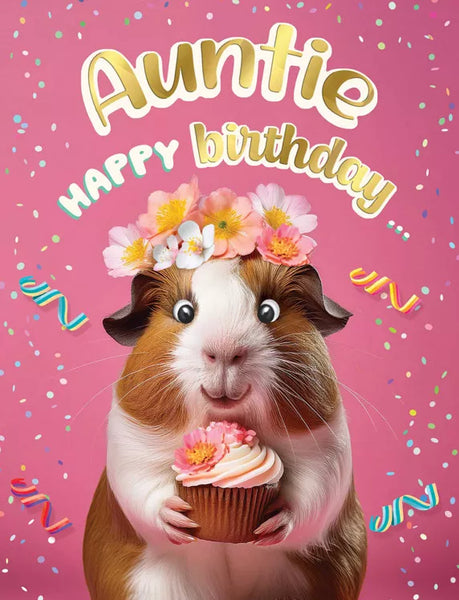 CHUCKLES AUNTIE HUMOUR BIRTHDAY CARD