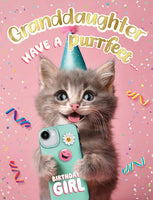 Chuckles Granddaughter Birthday Card