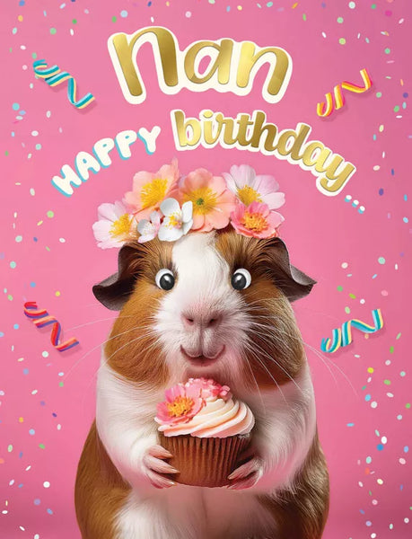 CHUCKLES  NAN BIRTHDAY CARD