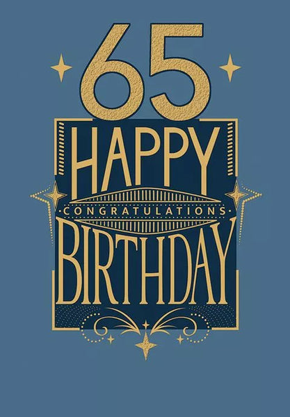 65th Birthday Male *
