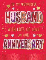 HUSBAND - OUR ANNIVERSARY CARD *