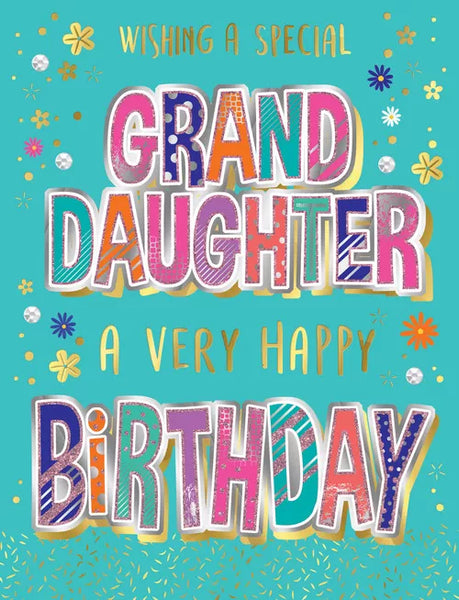 Granddaughter Birthday Card