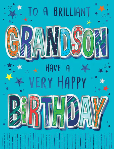 Grandson Birthday Card