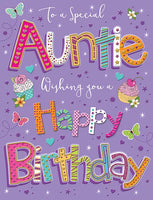 Auntie Birthday Card