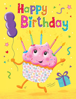 Happy Birthday Card - Happy planet