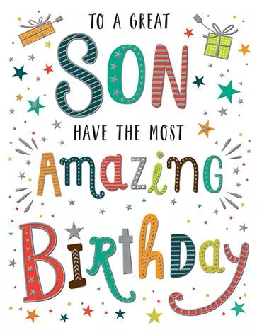 Son Birthday Card