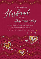 Husband - Our Anniversary Card *