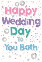 WORDPLAY CODE 50 - WEDDING DAY GREETING CARD