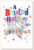 Belated Birthday Card