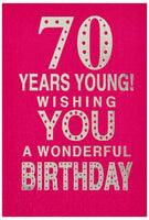 SPECIAL YEARS  AGE 70 FEM 70th BIRTHDAY CARD
