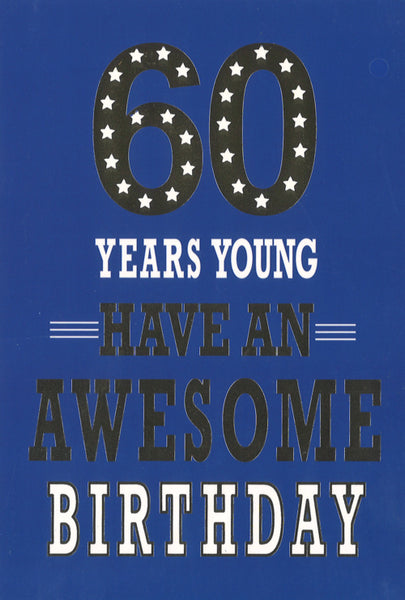 THE SPECIAL YEARS CODE 50 - 60th BIRTHDAY CARD