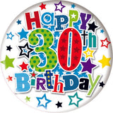 Birthday Badge - Age 30 Male  - Assorted Designs