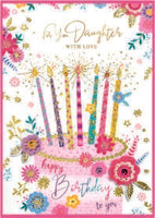 ISABEL'S GARDEN - DAUGHTER BIRTHDAY CARD **