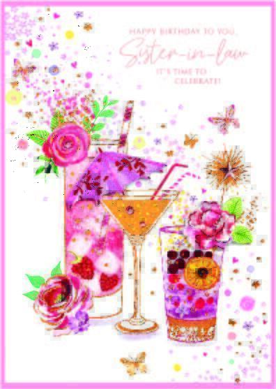 ISABEL'S GARDEN - SISTER BIRTHDAY CARD**