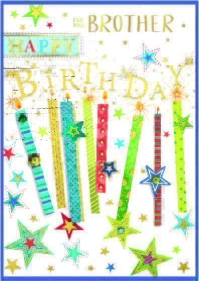 Brother Birthday Card - Isabel's Garden