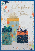 Nephew Birthday Card - Presents