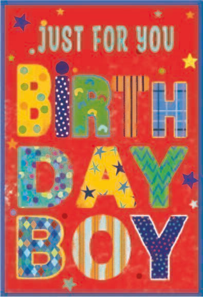 Happy Birthday Card -  Open Juvenile