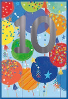 Age 10 Boy birthday Card