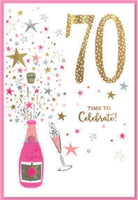 AGE 70 FEM 70TH BIRTHDAY CARD