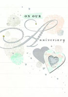 HALLMARK OUR WEDDING ANNIVERSARY TRAD GREETING CARD