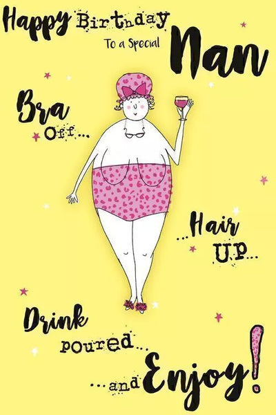 Wild Thing NAN Birthday Card