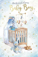 Baby Boy Birth Card