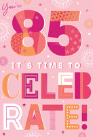 85th Birthday Card Female*