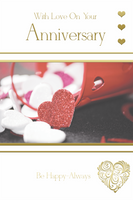 PERFECT THOUGHTS C75 - YOUR ANNIVERSARY TRAD GREETING CARD