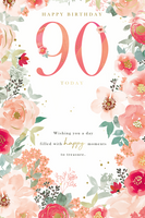 90th Female Birthday Card*