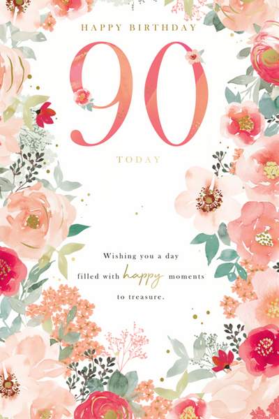 90th Female Birthday Card*