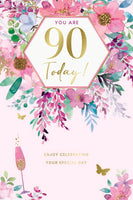 90th Birthday Card Female*