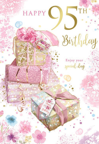 95th Birthday Female Greeting Card