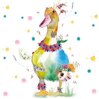 LOVE LILLY - BLANK (DUCK) GREETING CARD