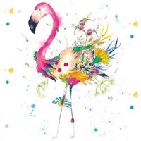 LOVE LILLY - BLANK (FLAMINGO) GREETING CARD