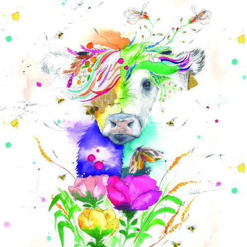LOVE LILLY - BLANK (COW) GREETING CARD