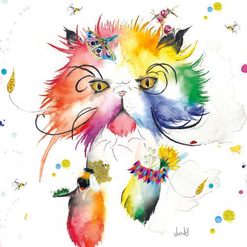 LOVE LILLY - BLANK (CAT) GREETING CARD
