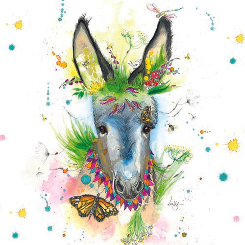 LOVE LILLY - BLANK (DONKEY) GREETING CARD