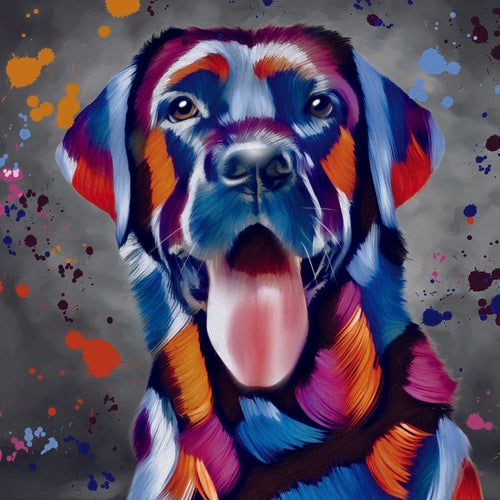 DEB BARKER - BLANK (LABRADOR) GREETING CARD
