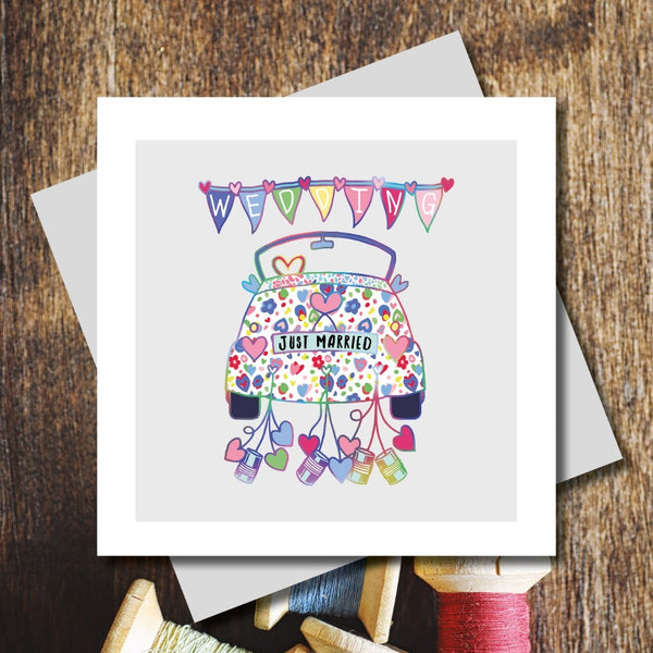 MARINA B DESIGNS PRETTY LILLY WEDDING DAY GREETING CARD