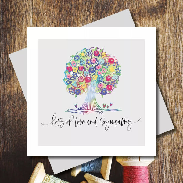 PL29 PRETTY LILLY CARD - SYMPATHY